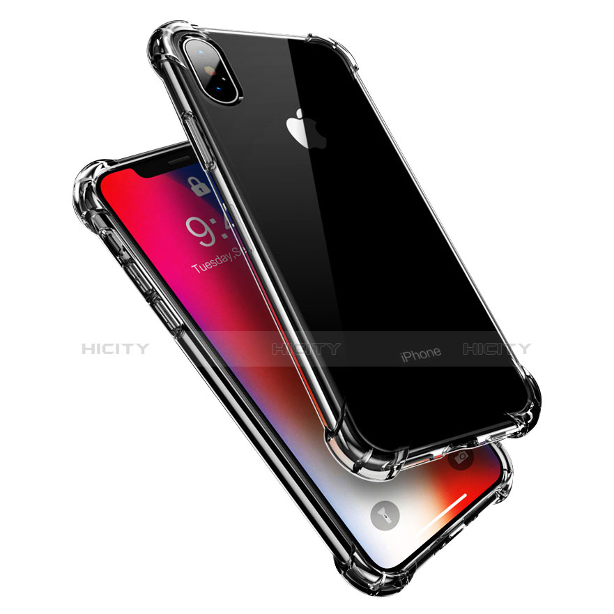 Coque Ultra Fine TPU Souple Transparente V10 pour Apple iPhone Xs Clair Plus