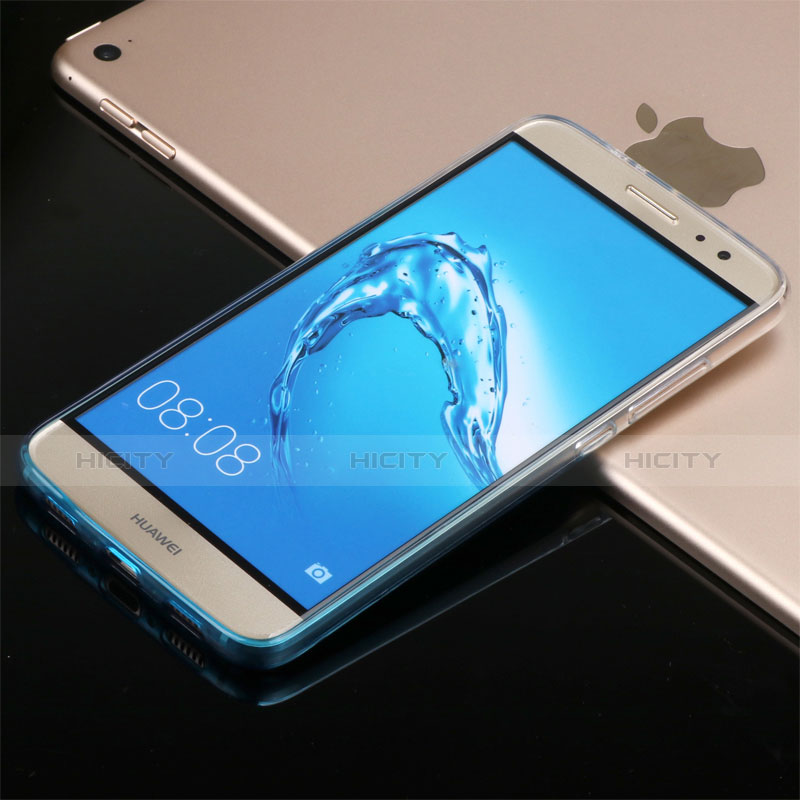 Coque Ultra Fine Transparente Souple Degrade G01 pour Huawei G9 Plus Bleu Plus