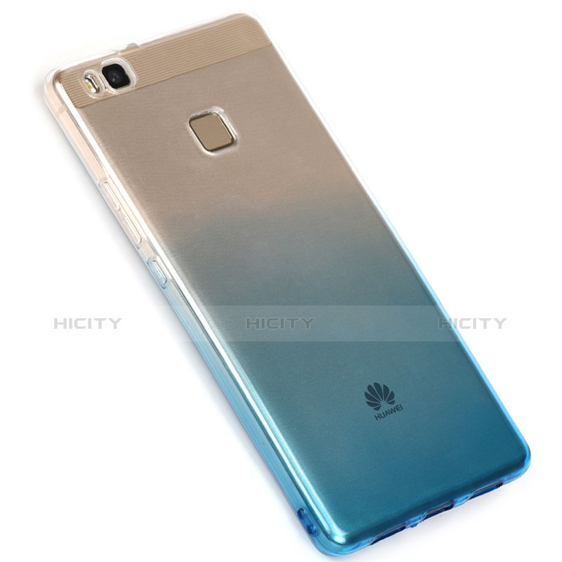 Coque Ultra Fine Transparente Souple Degrade G01 pour Huawei P9 Lite Bleu Plus