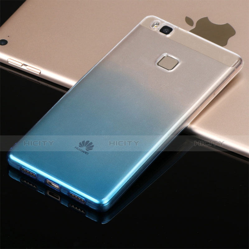 Coque Ultra Fine Transparente Souple Degrade G01 pour Huawei P9 Lite Bleu Plus