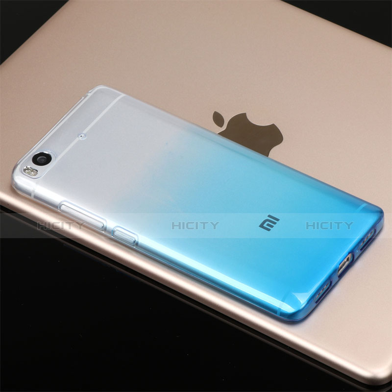 Coque Ultra Fine Transparente Souple Degrade G01 pour Xiaomi Mi 5S 4G Bleu Plus
