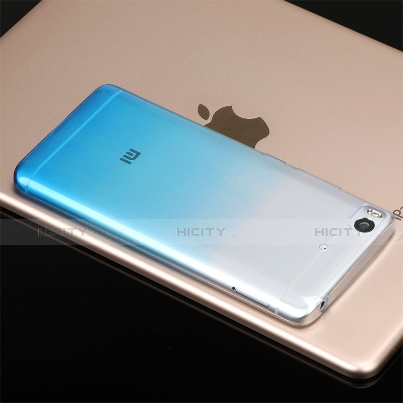 Coque Ultra Fine Transparente Souple Degrade G01 pour Xiaomi Mi 5S 4G Bleu Plus