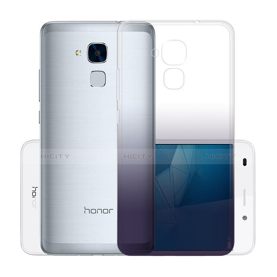 Coque Ultra Fine Transparente Souple Degrade pour Huawei Honor 7 Lite Noir Plus