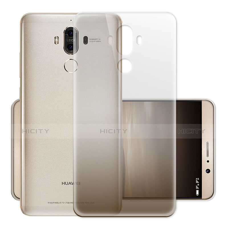 Coque Ultra Fine Transparente Souple Degrade pour Huawei Mate 9 Gris Plus
