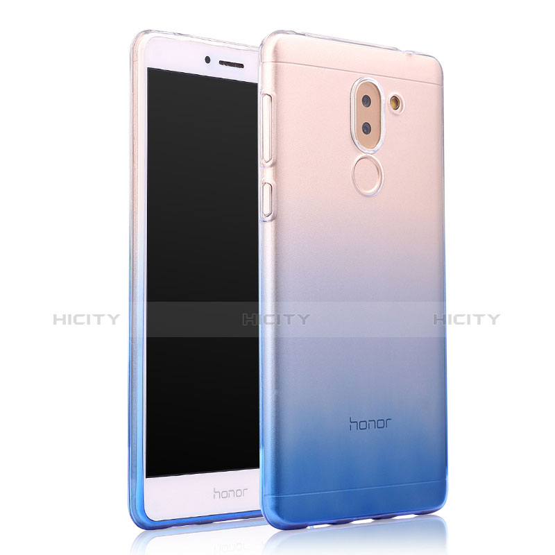 Coque Ultra Fine Transparente Souple Degrade pour Huawei Mate 9 Lite Bleu Plus