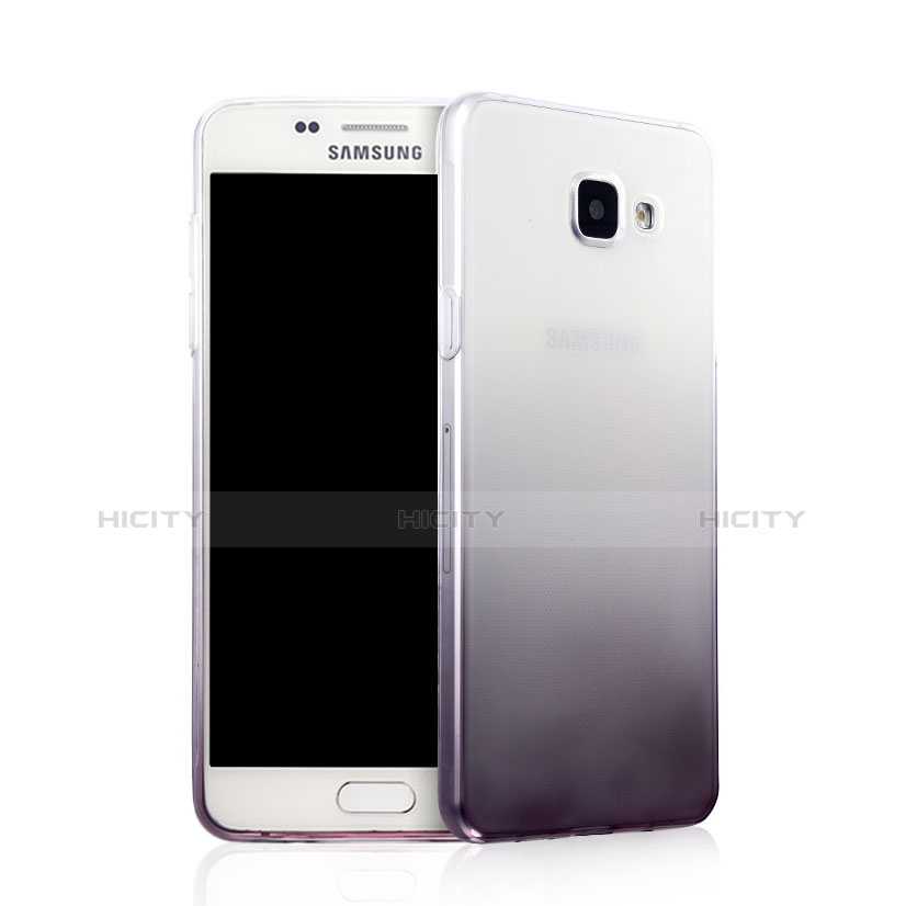 Coque Ultra Fine Transparente Souple Degrade pour Samsung Galaxy A5 (2016) SM-A510F Gris Plus