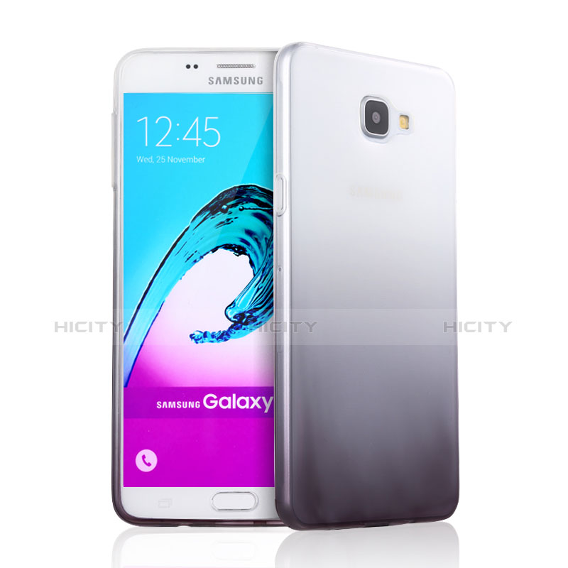 Coque Ultra Fine Transparente Souple Degrade pour Samsung Galaxy A9 (2016) A9000 Gris Plus