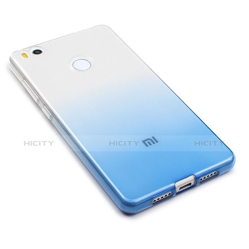Coque Ultra Fine Transparente Souple Degrade pour Xiaomi Mi 4S Bleu Plus