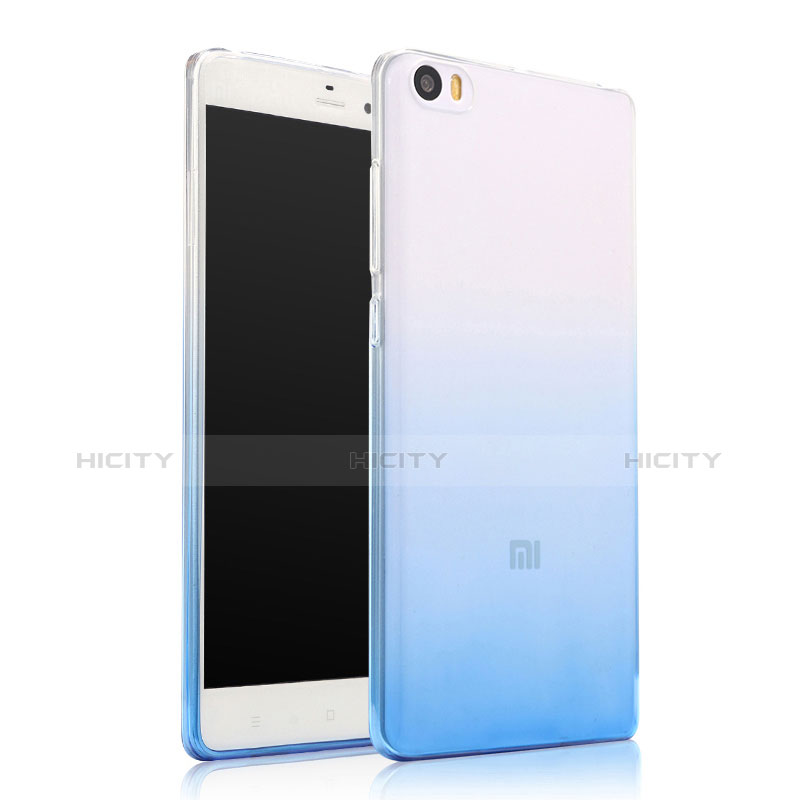 Coque Ultra Fine Transparente Souple Degrade pour Xiaomi Mi Note Bleu Plus