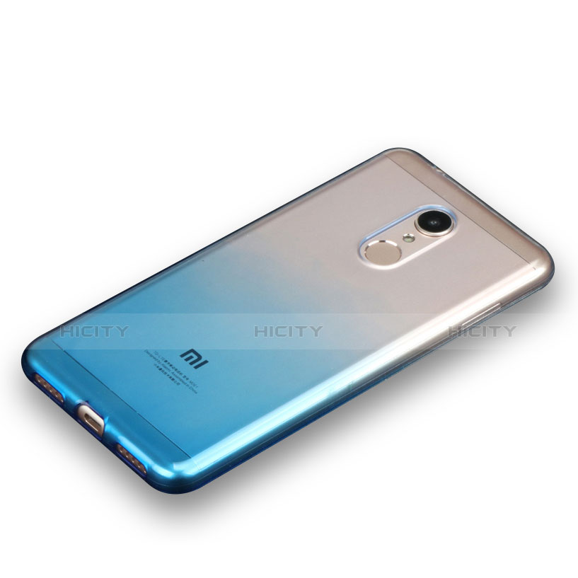 Coque Ultra Fine Transparente Souple Degrade pour Xiaomi Redmi 5 Bleu Plus