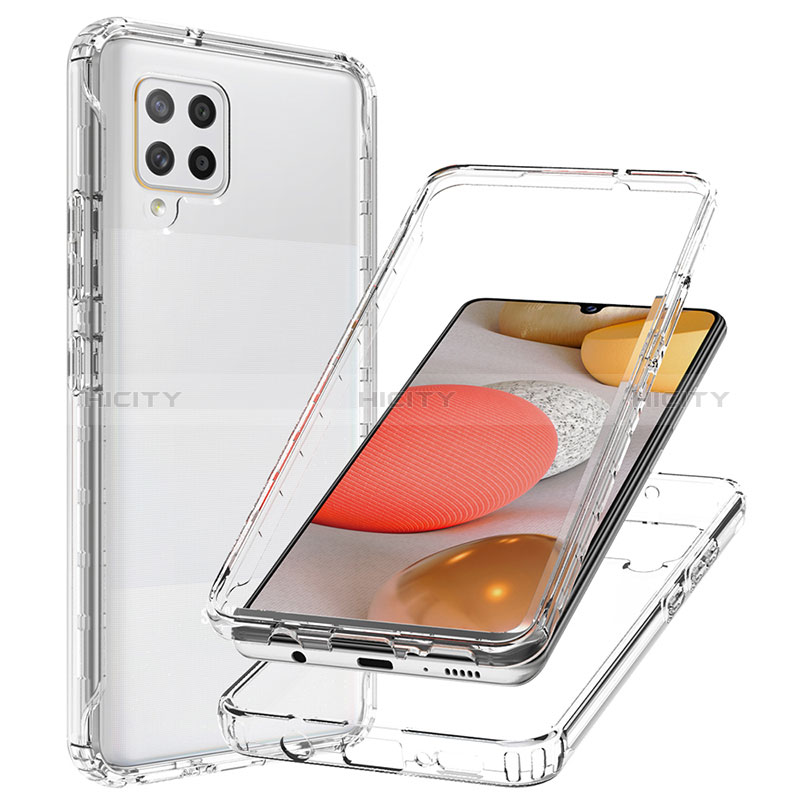 Coque Ultra Fine Transparente Souple Housse Etui 360 Degres Avant et Arriere Degrade JX1 pour Samsung Galaxy A42 5G Plus