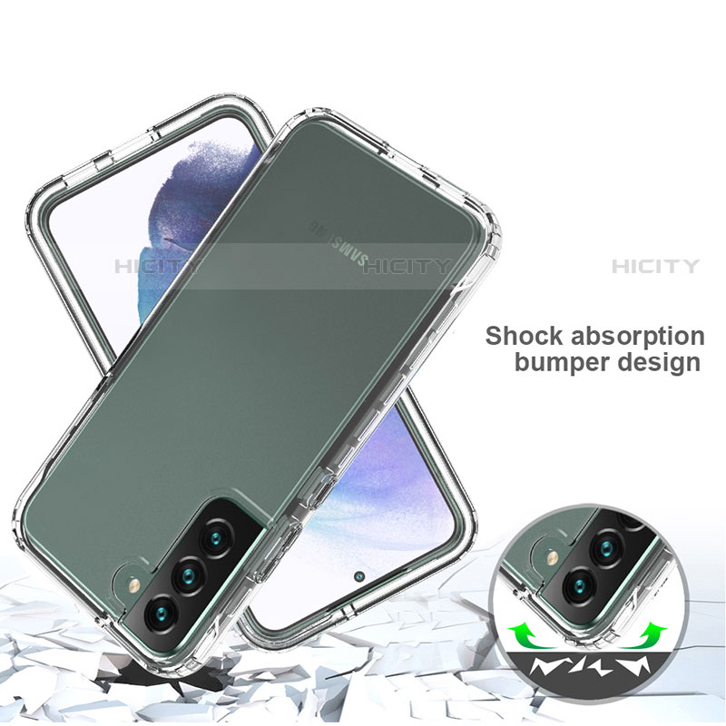 Coque Ultra Fine Transparente Souple Housse Etui 360 Degres Avant et Arriere Degrade M01 pour Samsung Galaxy S21 5G Plus