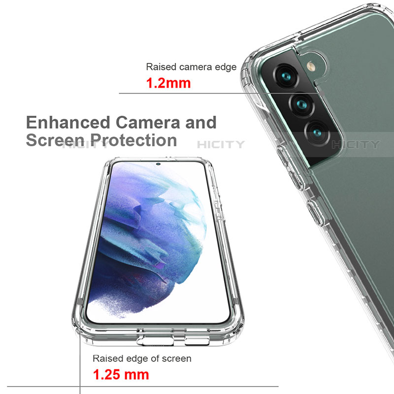 Coque Ultra Fine Transparente Souple Housse Etui 360 Degres Avant et Arriere Degrade M01 pour Samsung Galaxy S22 5G Plus