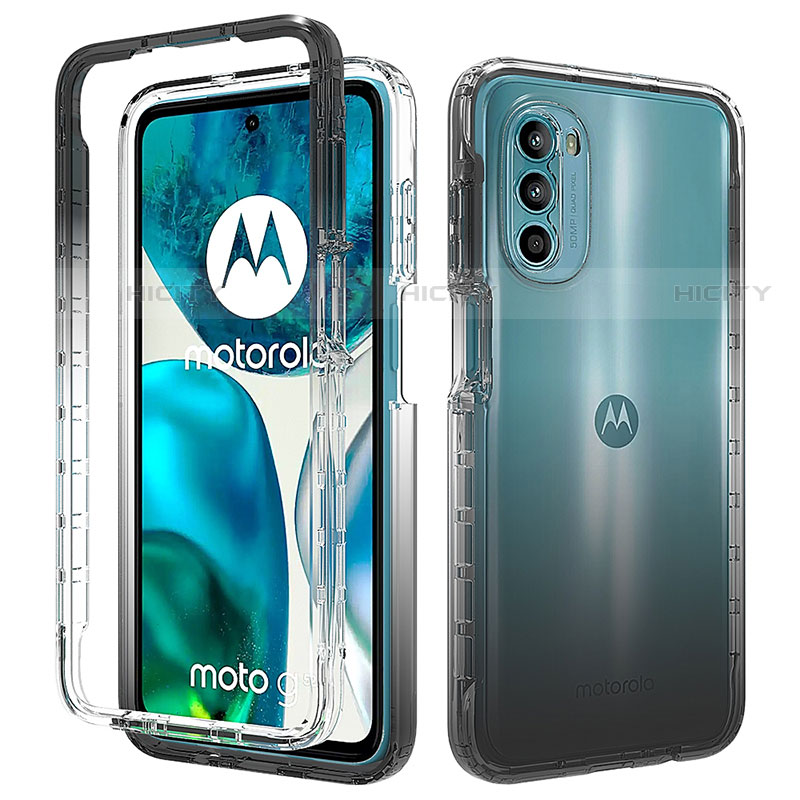 Coque Ultra Fine Transparente Souple Housse Etui 360 Degres Avant et Arriere Degrade pour Motorola MOTO G52 Plus