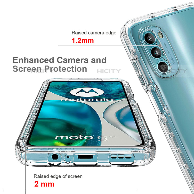Coque Ultra Fine Transparente Souple Housse Etui 360 Degres Avant et Arriere Degrade pour Motorola Moto G82 5G Plus