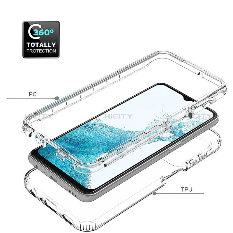Coque Ultra Fine Transparente Souple Housse Etui 360 Degres Avant et Arriere Degrade pour Samsung Galaxy A23 5G Plus