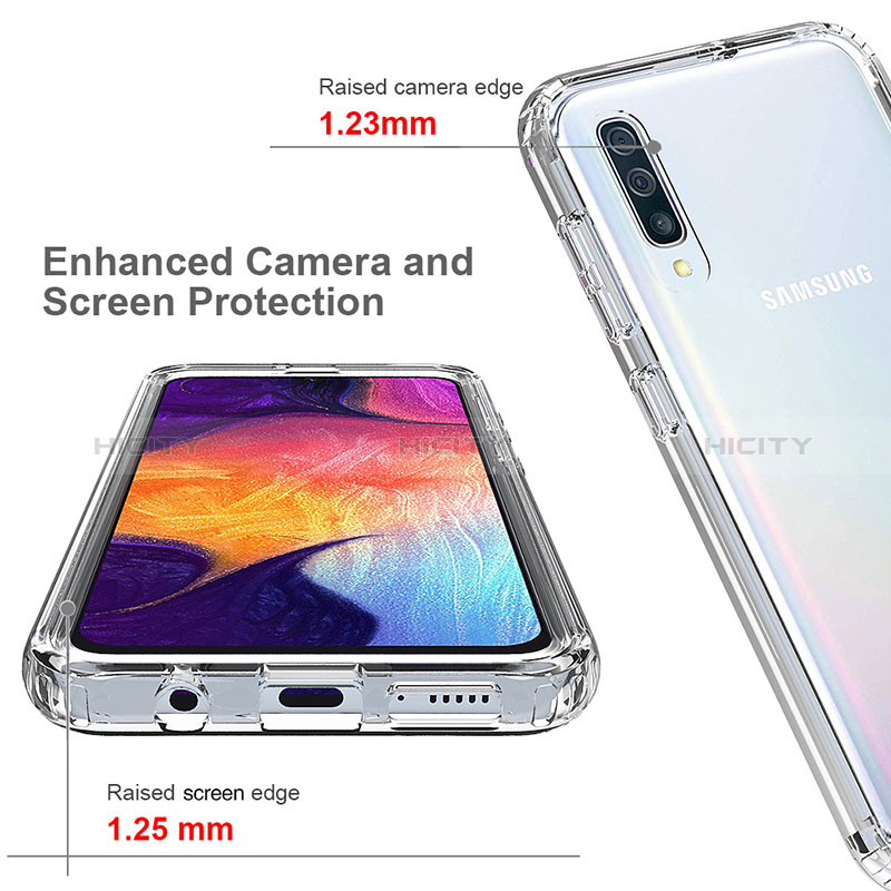 Coque Ultra Fine Transparente Souple Housse Etui 360 Degres Avant et Arriere Degrade pour Samsung Galaxy A30S Plus