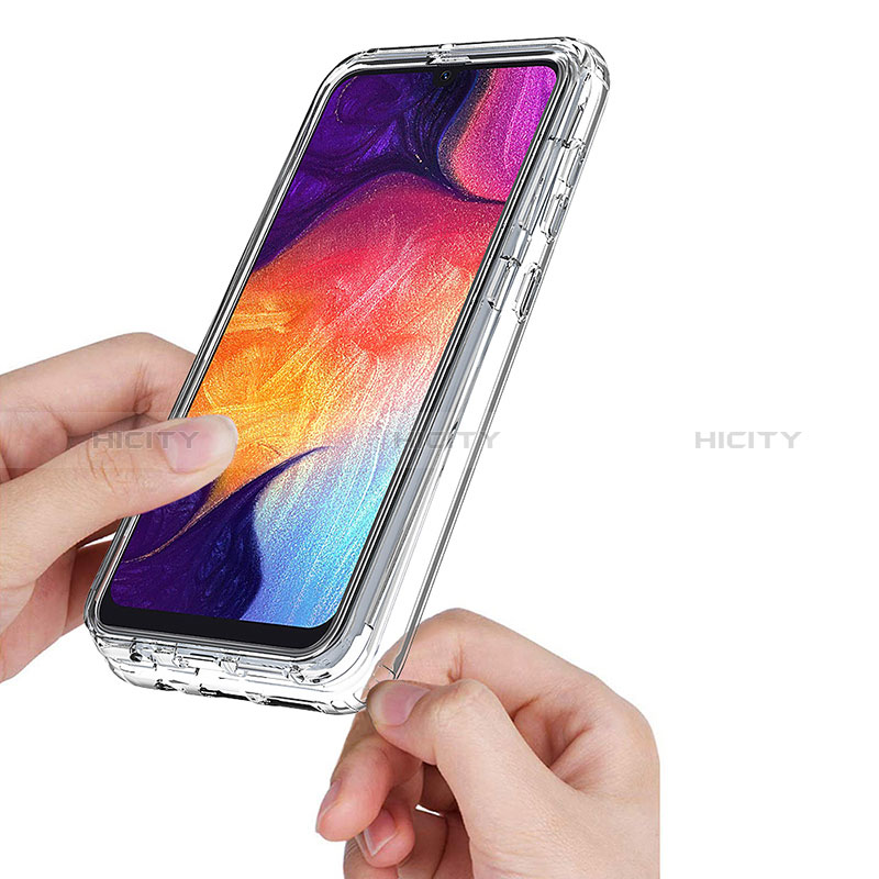 Coque Ultra Fine Transparente Souple Housse Etui 360 Degres Avant et Arriere Degrade pour Samsung Galaxy A30S Plus