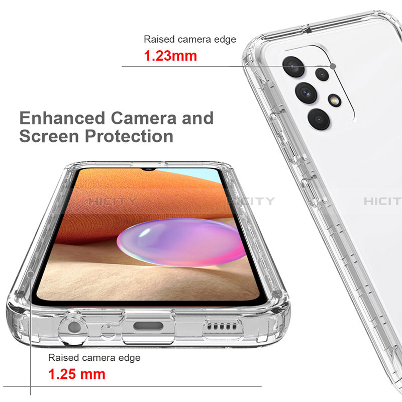 Coque Ultra Fine Transparente Souple Housse Etui 360 Degres Avant et Arriere Degrade pour Samsung Galaxy A32 5G Plus