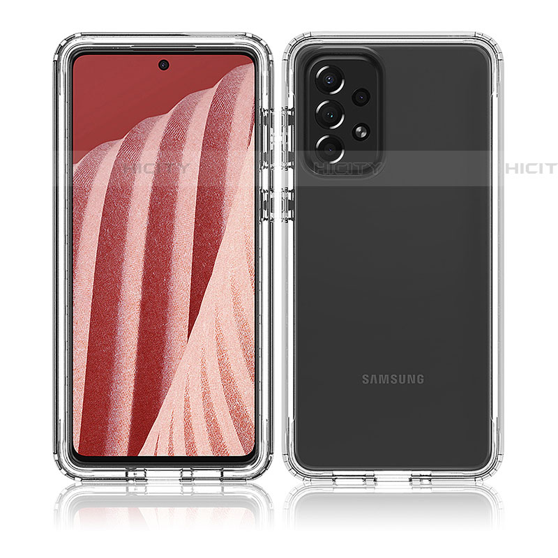 Coque Ultra Fine Transparente Souple Housse Etui 360 Degres Avant et Arriere Degrade pour Samsung Galaxy A73 5G Plus