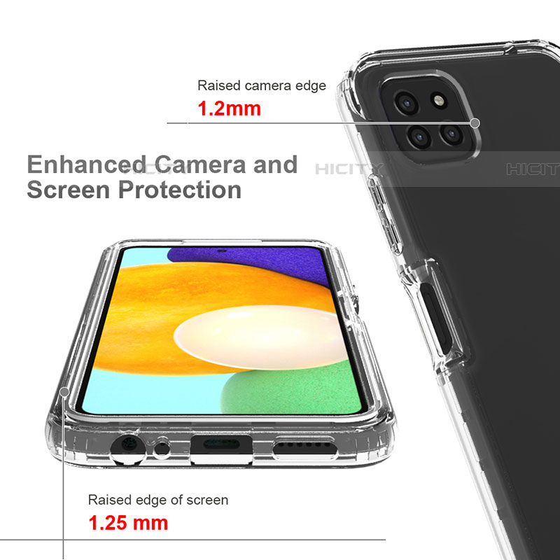 Coque Ultra Fine Transparente Souple Housse Etui 360 Degres Avant et Arriere Degrade pour Samsung Galaxy F42 5G Plus