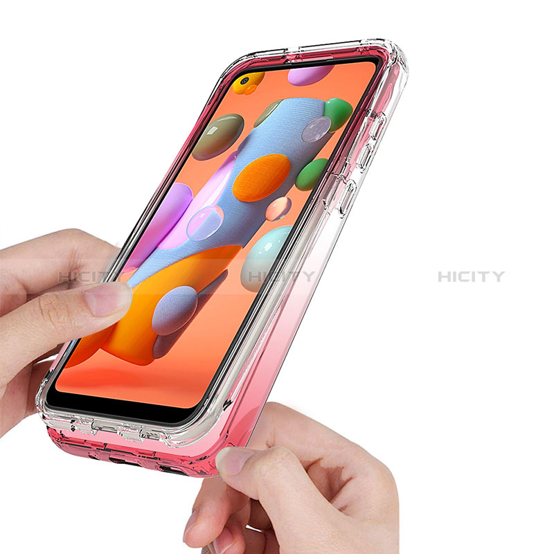 Coque Ultra Fine Transparente Souple Housse Etui 360 Degres Avant et Arriere Degrade pour Samsung Galaxy M11 Plus