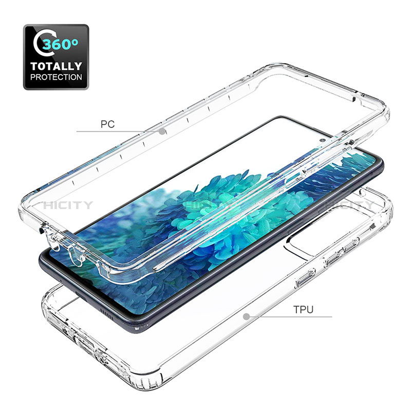 Coque Ultra Fine Transparente Souple Housse Etui 360 Degres Avant et Arriere Degrade pour Samsung Galaxy S20 FE (2022) 5G Plus
