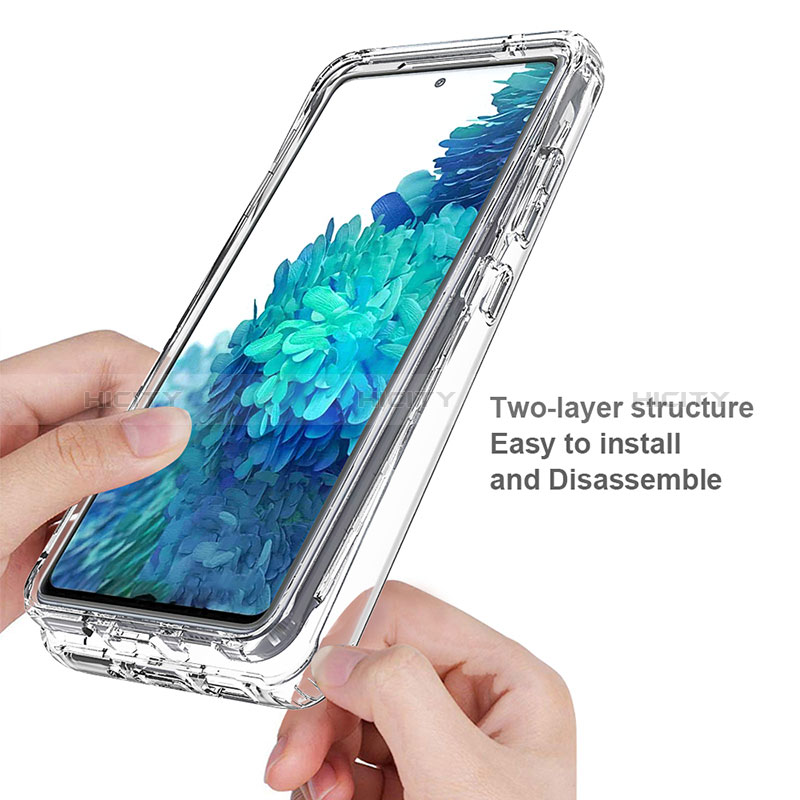 Coque Ultra Fine Transparente Souple Housse Etui 360 Degres Avant et Arriere Degrade pour Samsung Galaxy S20 FE 4G Plus