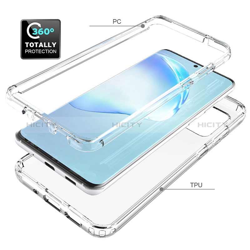 Coque Ultra Fine Transparente Souple Housse Etui 360 Degres Avant et Arriere Degrade pour Samsung Galaxy S20 Plus 5G Plus