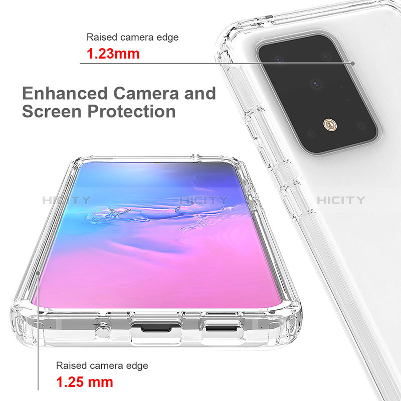 Coque Ultra Fine Transparente Souple Housse Etui 360 Degres Avant et Arriere Degrade pour Samsung Galaxy S20 Ultra 5G Plus