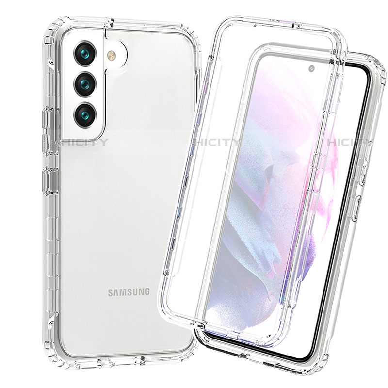 Coque Ultra Fine Transparente Souple Housse Etui 360 Degres Avant et Arriere Degrade pour Samsung Galaxy S21 5G Plus