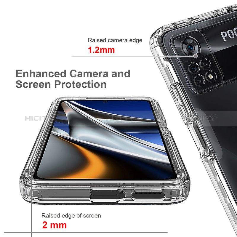 Coque Ultra Fine Transparente Souple Housse Etui 360 Degres Avant et Arriere Degrade pour Xiaomi Poco X4 Pro 5G Plus