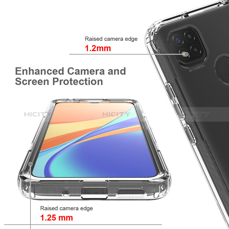 Coque Ultra Fine Transparente Souple Housse Etui 360 Degres Avant et Arriere Degrade pour Xiaomi Redmi 9C NFC Plus