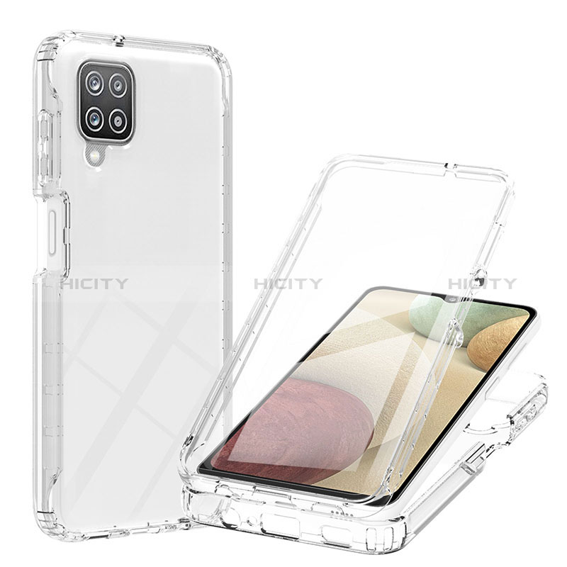 Coque Ultra Fine Transparente Souple Housse Etui 360 Degres Avant et Arriere Degrade YB1 pour Samsung Galaxy A12 5G Plus