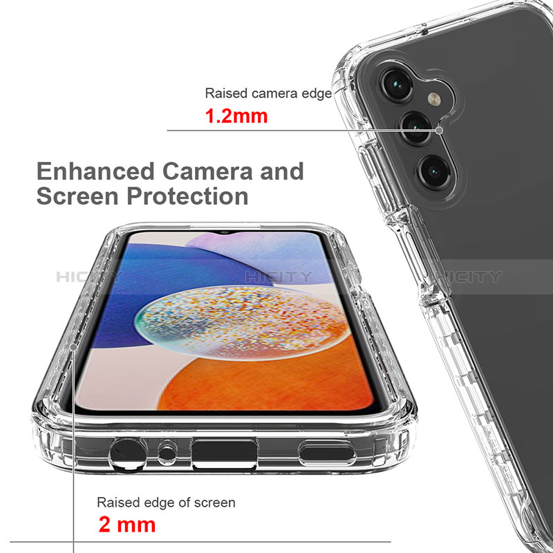 Coque Ultra Fine Transparente Souple Housse Etui 360 Degres Avant et Arriere Degrade ZJ1 pour Samsung Galaxy A14 5G Plus