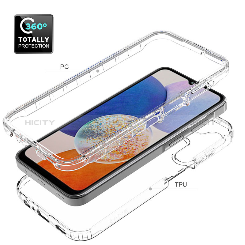 Coque Ultra Fine Transparente Souple Housse Etui 360 Degres Avant et Arriere Degrade ZJ1 pour Samsung Galaxy A15 5G Plus