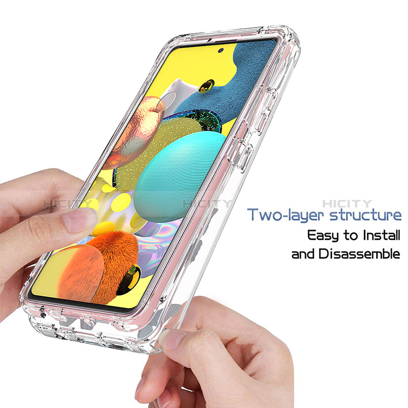 Coque Ultra Fine Transparente Souple Housse Etui 360 Degres Avant et Arriere pour Samsung Galaxy A51 4G Plus
