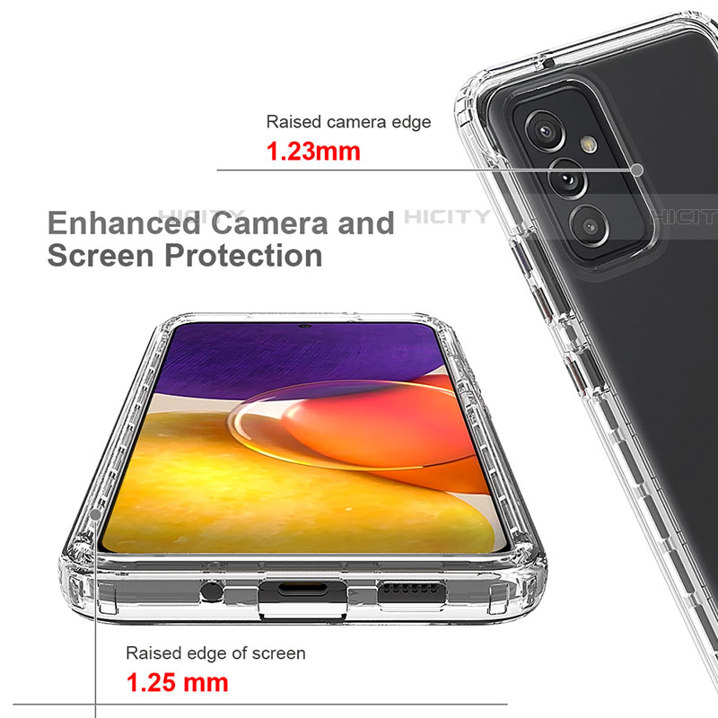 Coque Ultra Fine Transparente Souple Housse Etui 360 Degres Avant et Arriere pour Samsung Galaxy A82 5G Clair Plus