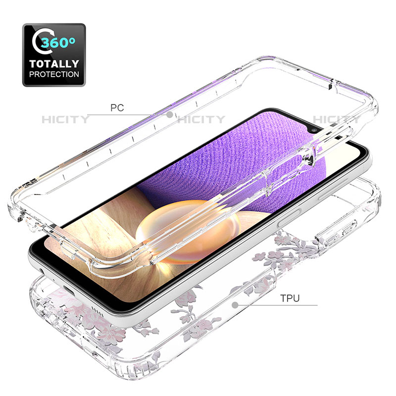 Coque Ultra Fine Transparente Souple Housse Etui 360 Degres Avant et Arriere pour Samsung Galaxy M32 5G Plus
