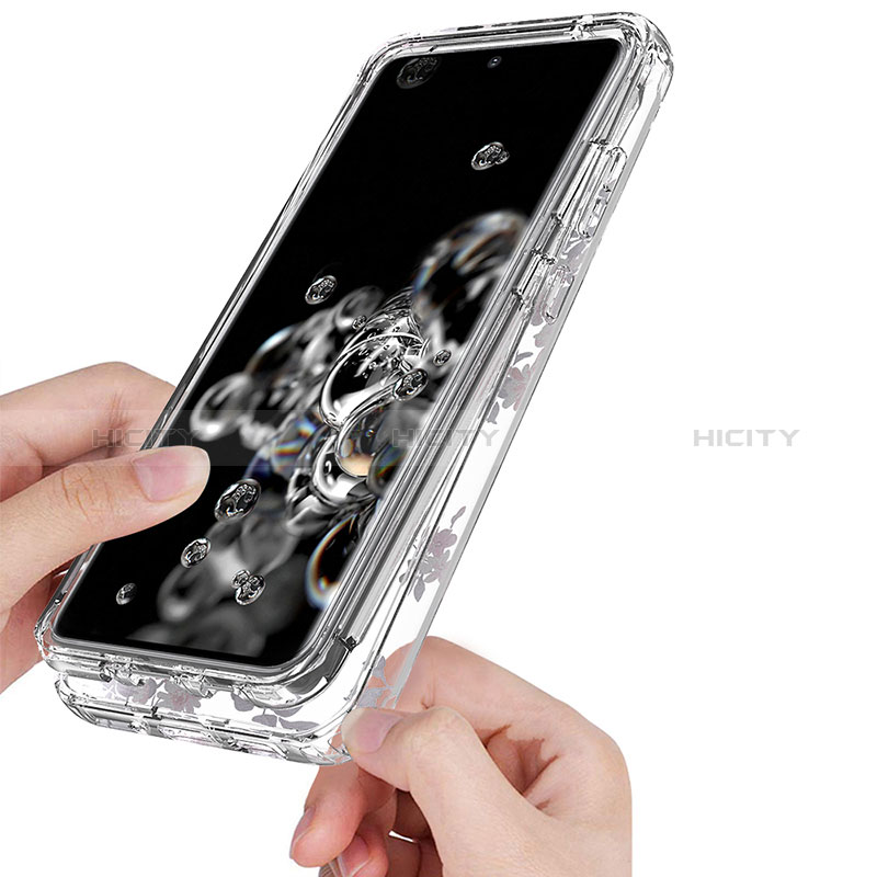 Coque Ultra Fine Transparente Souple Housse Etui 360 Degres Avant et Arriere pour Samsung Galaxy S20 Ultra 5G Plus