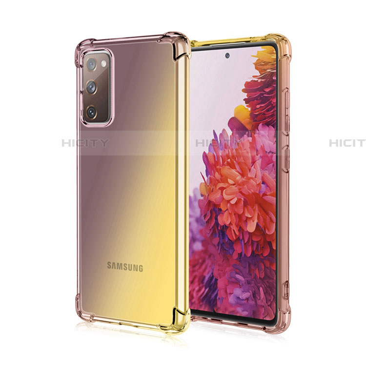Coque Ultra Fine Transparente Souple Housse Etui Degrade G01 pour Samsung Galaxy S20 FE 4G Marron Plus