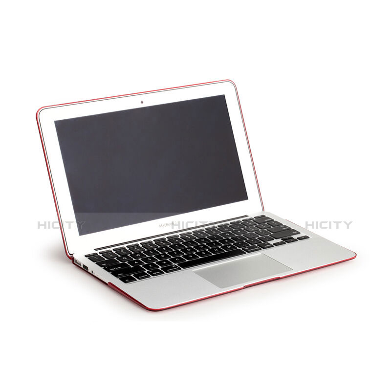 Coque Ultra Slim Mat Rigide Transparente pour Apple MacBook Pro 13 pouces Retina Rouge Plus