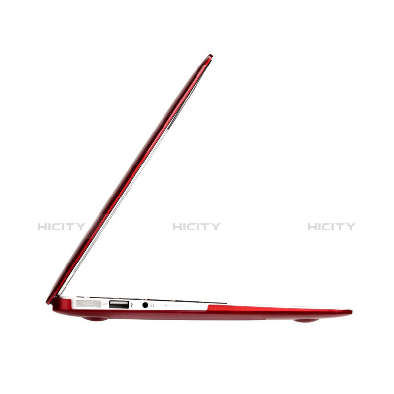 Coque Ultra Slim Mat Rigide Transparente pour Apple MacBook Pro 15 pouces Retina Rouge Plus