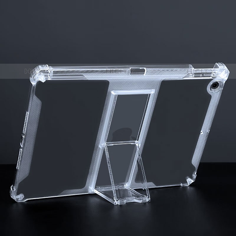 Coque Ultra Slim Silicone Souple Housse Etui Transparente avec Support pour Apple iPad Mini 5 (2019) Clair Plus