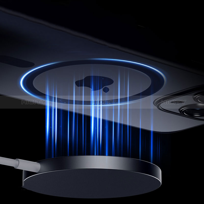 Coque Ultra Slim Silicone Souple Transparente avec Mag-Safe Magnetic Magnetique LD4 pour Apple iPhone 15 Pro Plus