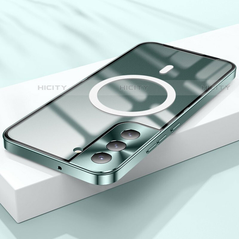 Coque Ultra Slim Silicone Souple Transparente avec Mag-Safe Magnetic Magnetique pour Samsung Galaxy S21 FE 5G Plus