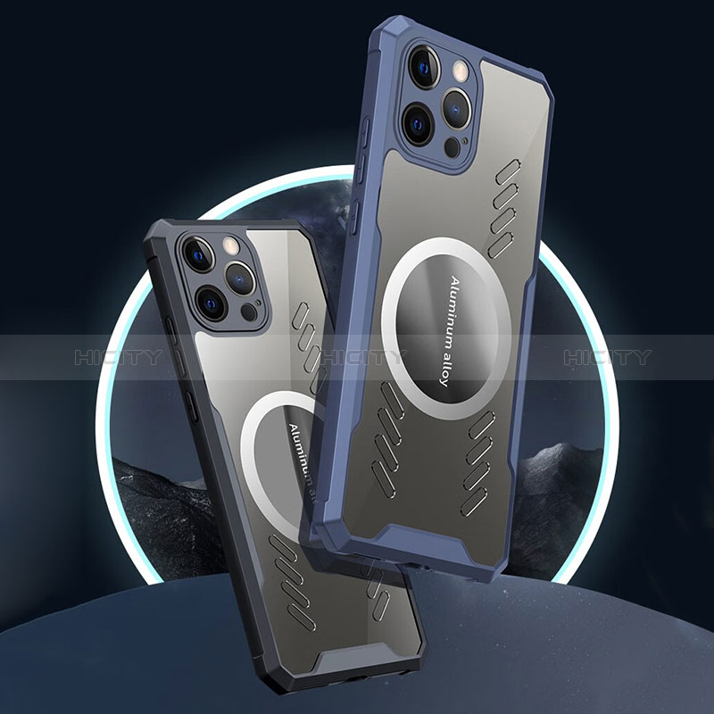 Coque Ultra Slim Silicone Souple Transparente avec Mag-Safe Magnetic Magnetique XD1 pour Apple iPhone 14 Plus