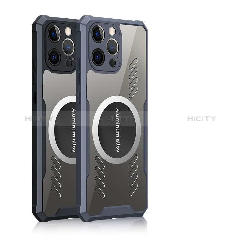 Coque Ultra Slim Silicone Souple Transparente avec Mag-Safe Magnetic Magnetique XD1 pour Apple iPhone 14 Plus