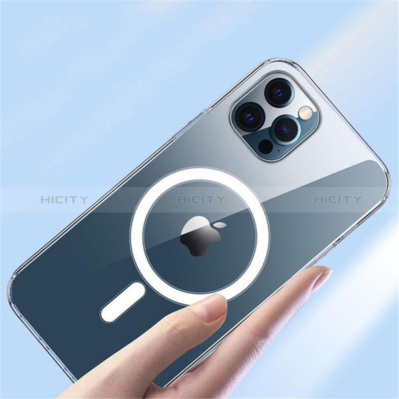 Coque Ultra Slim Silicone Souple Transparente avec Mag-Safe Magnetic Magnetique XD3 pour Apple iPhone 14 Pro Clair Plus