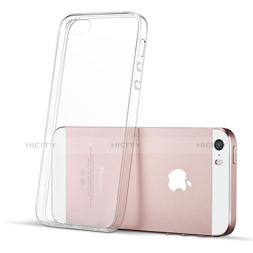 Coque Ultra Slim Silicone Souple Transparente pour Apple iPhone SE Clair Plus